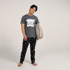 FEDERATION - Pijama Cintura elásticada para Niño 2 piezas con Estampado Manga corta de Algodón