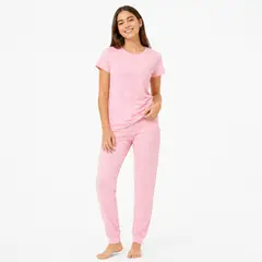 ELV - Pijama Cintura elásticada para Niña 2 piezas Manga corta de Algodón