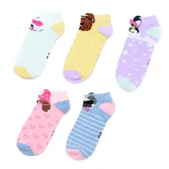 ELV - Medias para Niña Corto Pack de 5