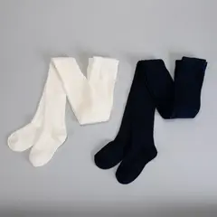 YAMP - Medias para Niña Pack de 2 unidades de Algodón