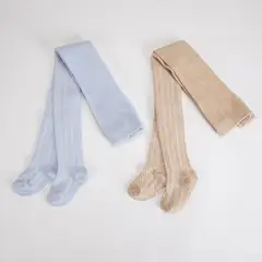 YAMP - Medias pantalón para Niña Pack de 2 unidades de Algodón