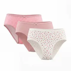 YAMP - Pantys para Niña Pack de 3 unidades de Algodón