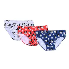 STD CHARACTERS - Calzoncillos para Niño Pack de 3 unidades Mickey de Algodón