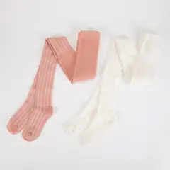 ELV - Medias para Niña Pack de 2 unidades de Algodón