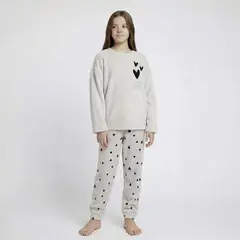 ELV - Pijama Cintura elásticada para Niña 2 piezas Manga larga
