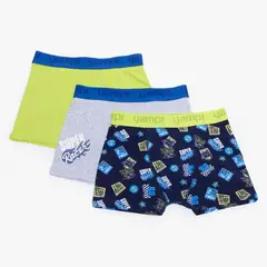 YAMP - Boxers para Niño Pack de 3 unidades de Algodón
