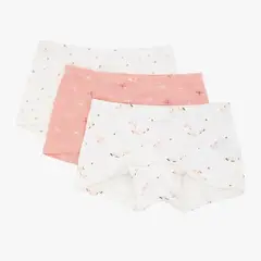 YAMP - Boxers para Niña Pack de 3 unidades de Algodón