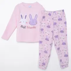YAMP - Pijama Cintura elásticada para Niña 2 piezas con Estampado Manga larga
