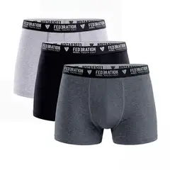 FEDERATION - Boxers para Niño Pack de 3 unidades de Algodón