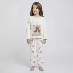 YAMP - Pijama Cintura elásticada para Niña 2 piezas con Estampado Manga larga