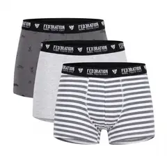 FEDERATION - Boxers para Niño Pack de 3 unidades de Algodón