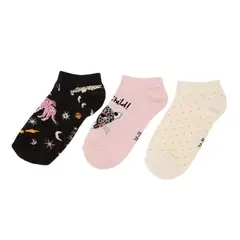 ELV - Medias para Niña Corto Pack de 3