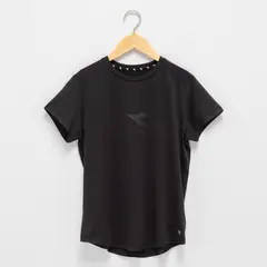 DIADORA - Camiseta para Niña con Logo Manga corta