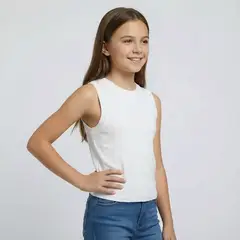 ELV - Top para Niña en Viscosa