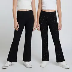 ELV - Legging para Niña Pack de 2 unidades de Algodón