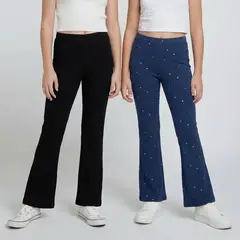 ELV - Legging para Niña Pack de 2 unidades de Algodón