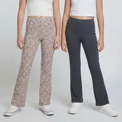ELV - Legging para Niña Pack de 2 unidades de Algodón