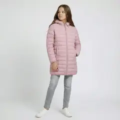 ELV - Chaqueta para Niña Con capucha Manga larga