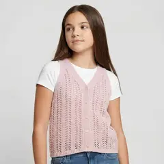 ELV - Chaleco para Niña Ojalillo