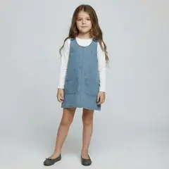 YAMP - Jardinera para Niña de Algodón