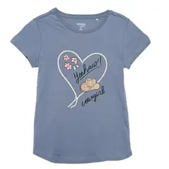 YAMP - Camiseta para Niña de Algodón