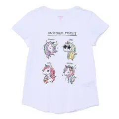 YAMP - Camiseta para Niña de Algodón