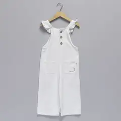 YAMP - Jardinera para Niña con Boleros de Algodón