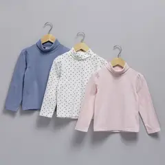 YAMP - Saco para Niña Pack de 3 unidades Manga larga de Algodón