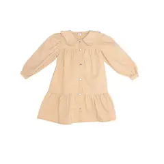 YAMP - Vestido para Niña Manga larga de Algodón