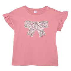 YAMP - Camiseta para Niña con Estampado de Algodón