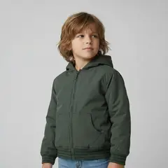 YAMP - Chaqueta Con capucha para Niño Casual