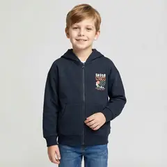 YAMP - Saco Con capucha para Niño con Logo de Algodón
