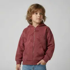 YAMP - Saco Con capucha para Niño con Logo de Algodón