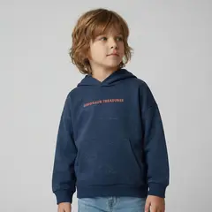 YAMP - Saco Con capucha para Niño con Logo de Algodón