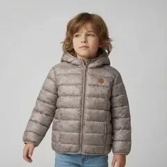 YAMP - Chaqueta Con capucha para Niño Acolchado