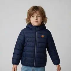 YAMP - Chaqueta Con capucha para Niño Acolchado