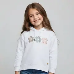 YAMP - Saco Con capucha para Niña de Algodón