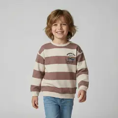 YAMP - Saco para Niño de Rayas de Algodón