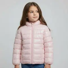 YAMP - Chaqueta Con capucha para Niña Acolchado