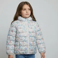 YAMP - Chaqueta Con capucha para Niña Acolchado