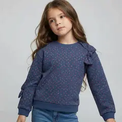YAMP - Saco para Niña con aplique de Algodón
