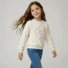 YAMP - Saco para Niña con Estampado de Algodón