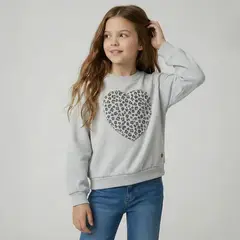 YAMP - Saco para Niña con Estampado de Algodón