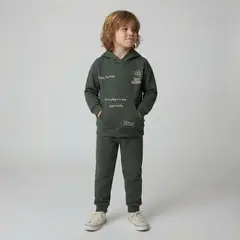 YAMP - Sets Saco con capucha + Jogger para Niño en Algodón