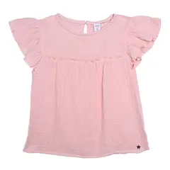 YAMP - Blusa para Niña Manga corta de Algodón