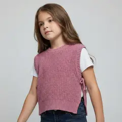 YAMP - Chaleco para Niña Tejido