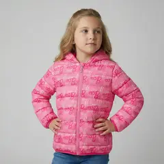 BARBIE - Chaqueta Con capucha para Niña con Logo