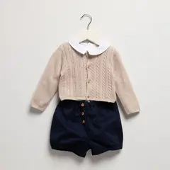 CONIGLIO - Sets Body manga larga + Saco + Short para Bebé niño en Algodón