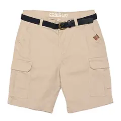 CONIGLIO - Bermuda para Niño Cargo de Algodón