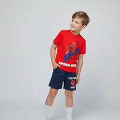 SPIDERMAN - Set Camiseta manga corta + Pantaloneta para Niño